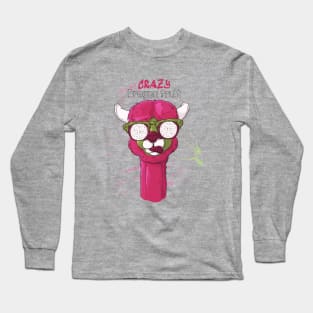 lama crazy dragon fruit Long Sleeve T-Shirt